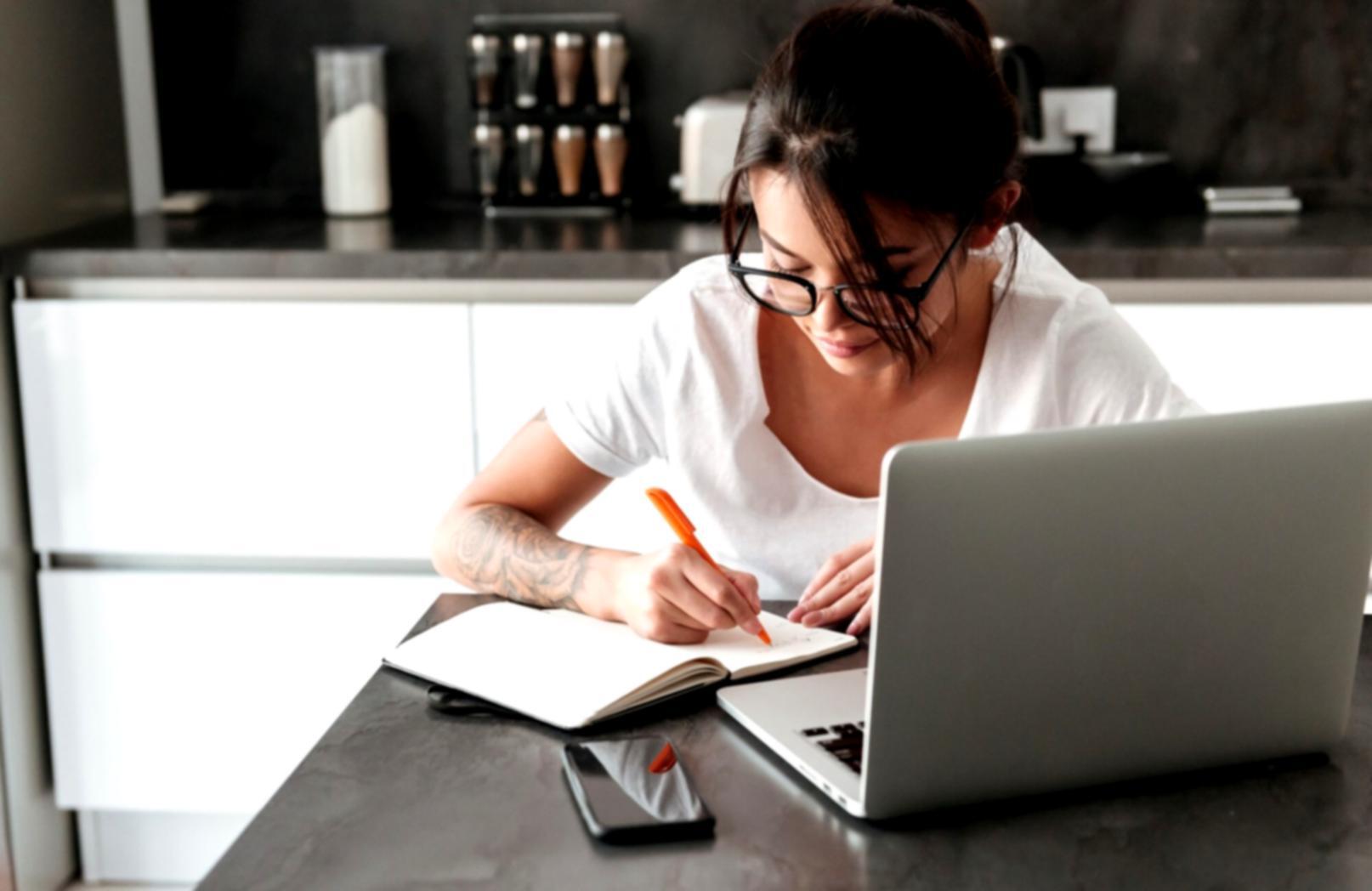 Professionals collaborating on market analysis in a modern workspace